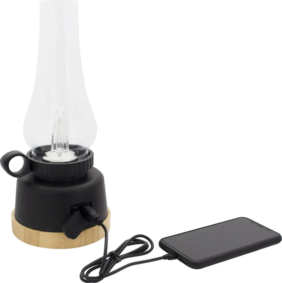 Eurotrail Wind Oplaadbare LED Lantaarn - 5200 mAh - Zwart - afbeelding 3 van 6