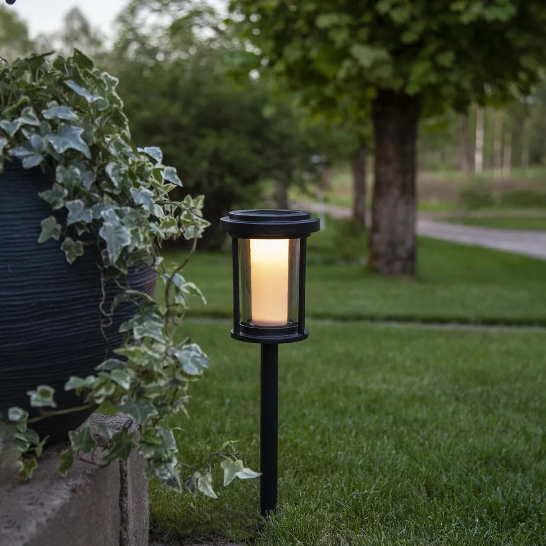 Star Trading Alippa Solarlamp 44cm - Zwart