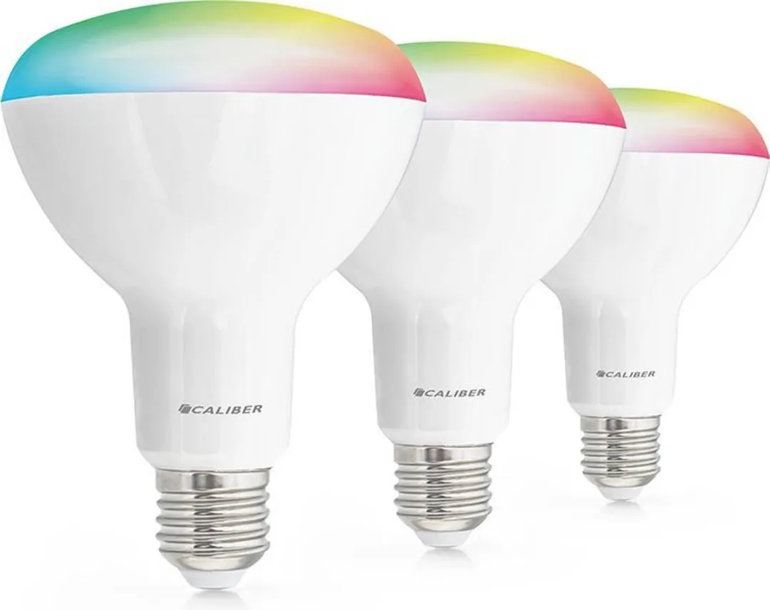 Caliber Smart Lamp E27 RGB & Warm Wit - 3 Stuks - Mat Glas
