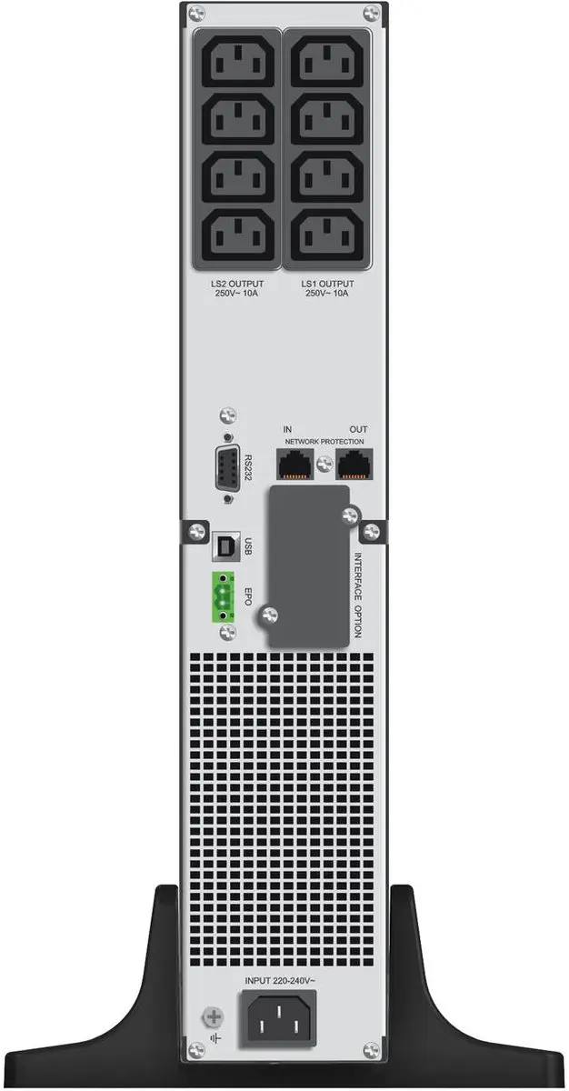 PowerWalker VI 1000RT HID UPS - 1000VA/900W - Zwart - afbeelding 6 van 6