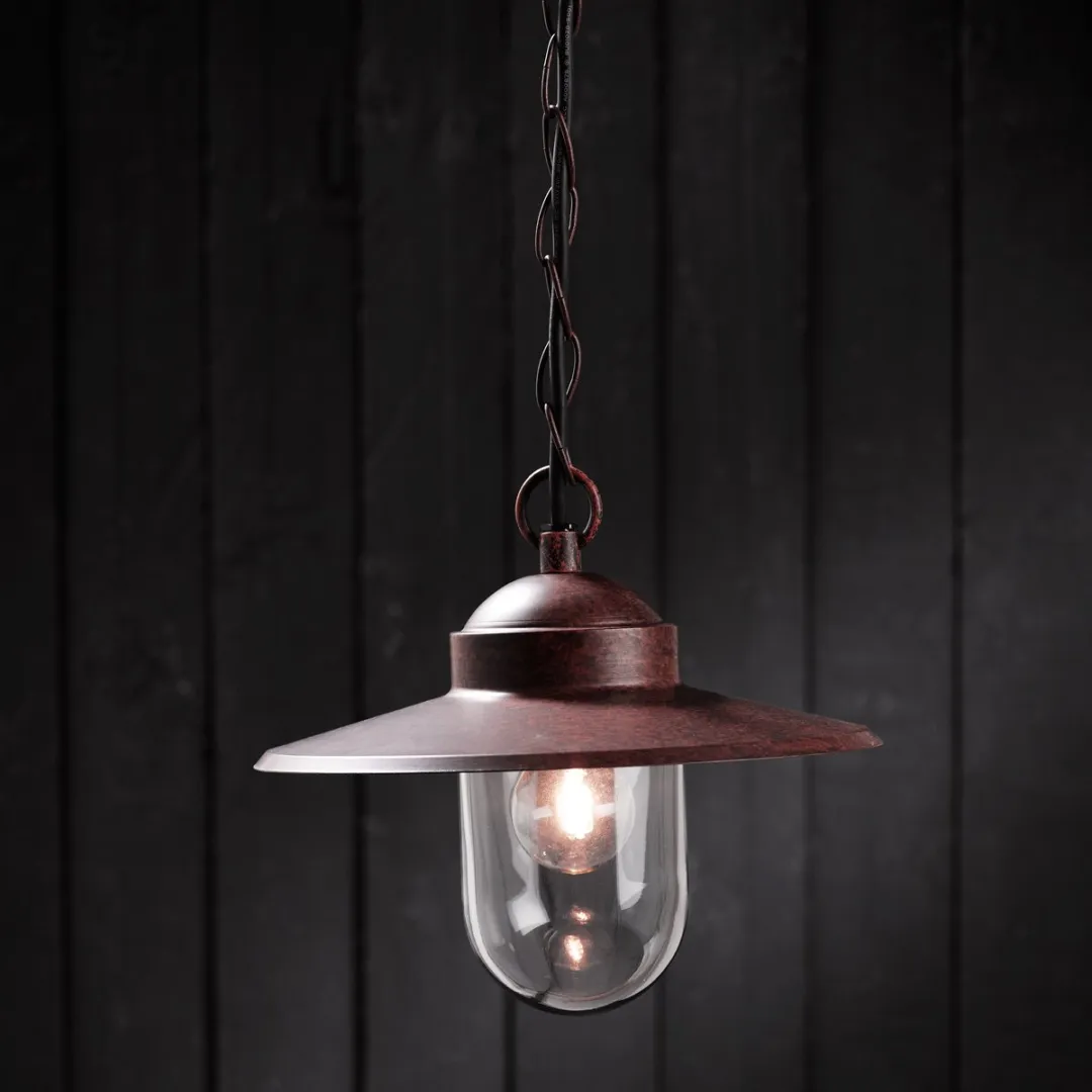 Nordlux Luxembourg Hanglamp - Ø28cm - Roestkleur