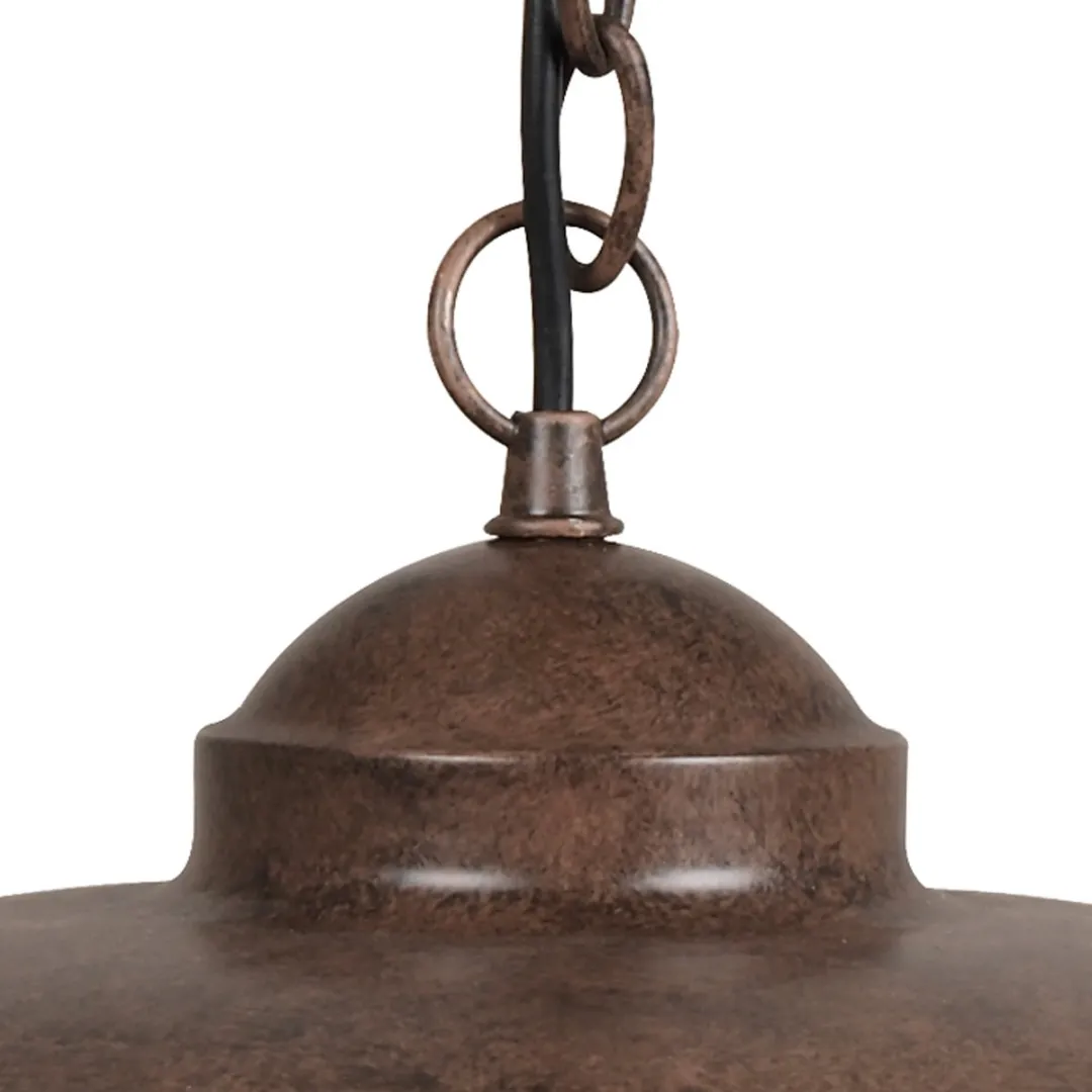 Nordlux Luxembourg Hanglamp - Ø28cm - Roestkleur