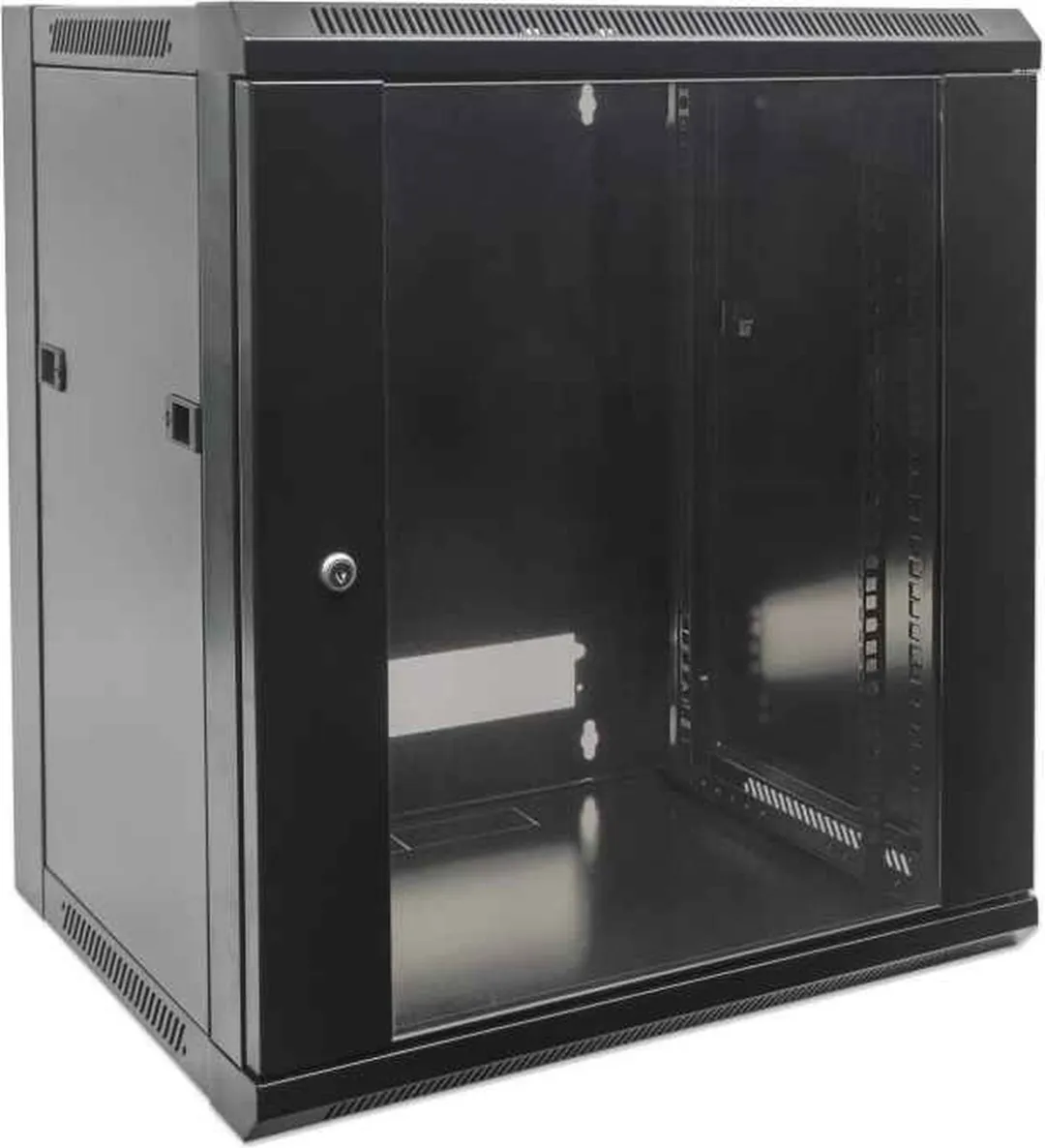 Intellinet 711715 Wandkast 19" - 6 HE - Zwart