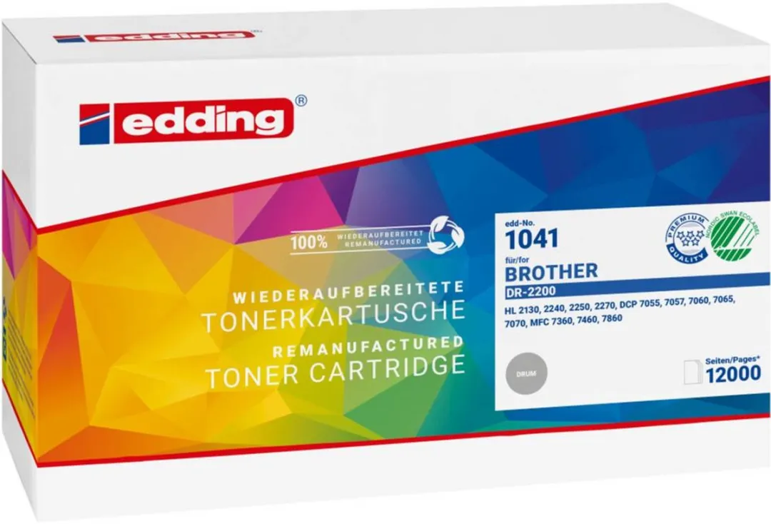 edding DR-2200 Drum Unit - 12.000 Pagina's - Zwart - afbeelding 2 van 6