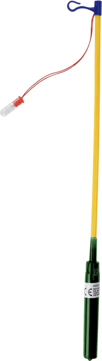 Tender Toys Lampionstokje - 10x - groen - met LED lichtje - 50 cm - Sint Maarten lopen - Lampionnentocht