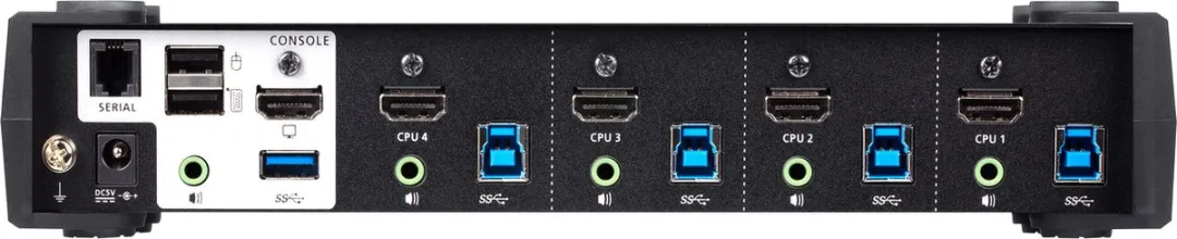 Aten CS1824-AT-G USB 3.0 HDMI KVM Switch - 4 Poorten
