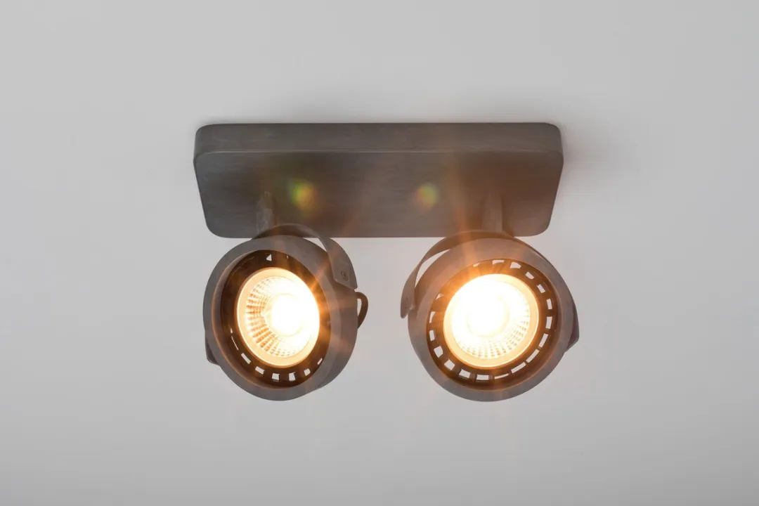 Zuiver Dice-2 DTW Spot - 2x12W Warm Wit - Grijs