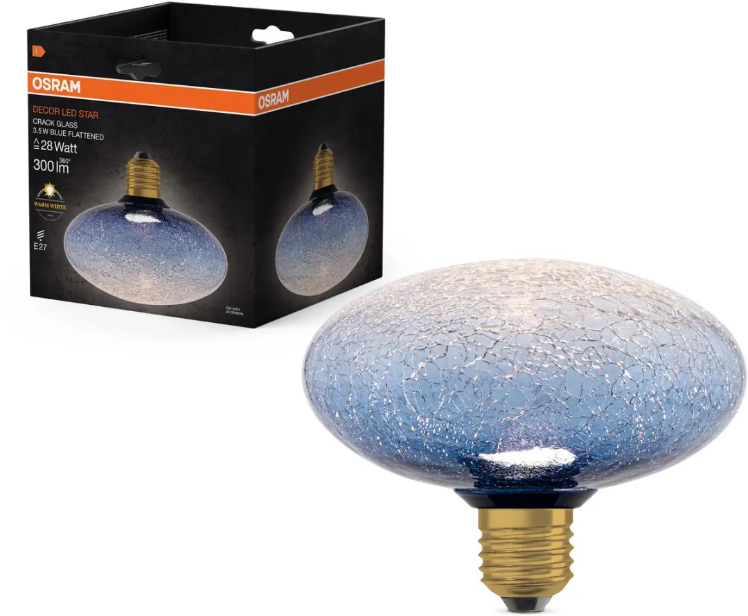 Osram Decor LED Lamp Cracked Glass 3.5W 2700K - Ø150cm