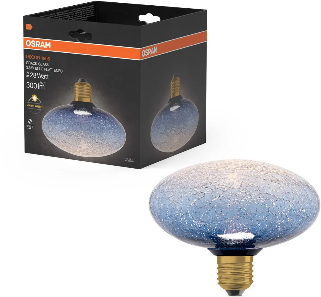 Osram Decor LED Lamp Cracked Glass 3.5W 2700K - Ø150cm