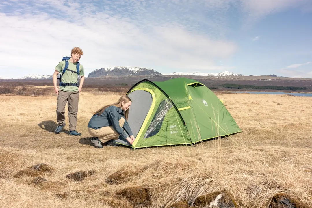 Coleman Darwin 3 Plus 2209416 Koepeltent - Groen - afbeelding 5 van 6