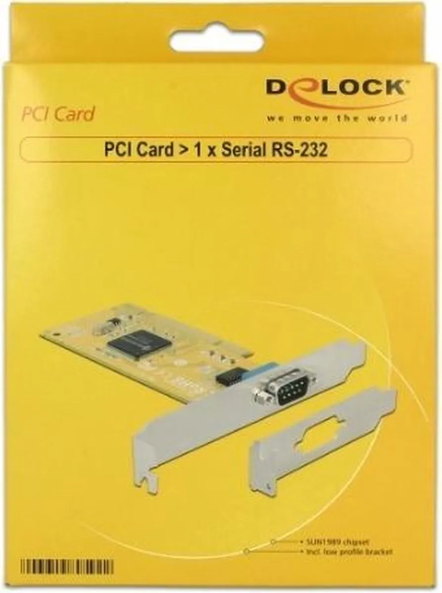 Delock 89592 PCI RS232 Kaart - 1 Poort