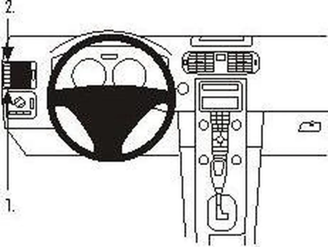 Brodit ProClip 803362 Volvo C30/C70/S40/V50 Houder - Wit