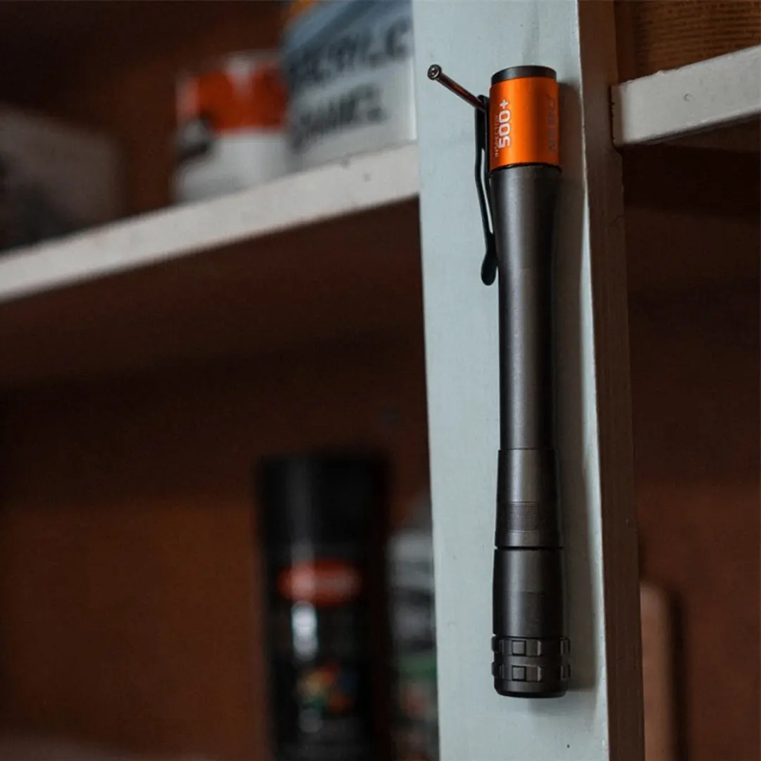 Nebo Inspector 500+ NEB-1000-G Penlight Zaklamp - Grijs - afbeelding 5 van 6