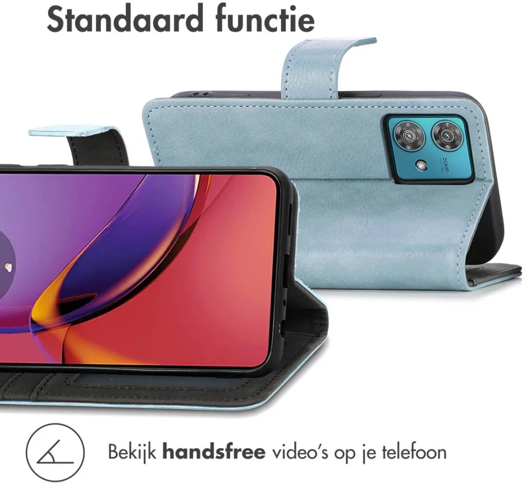 Imoshion Hoesje Motorola Moto G84 Lichtblauw - 3 Pasjes