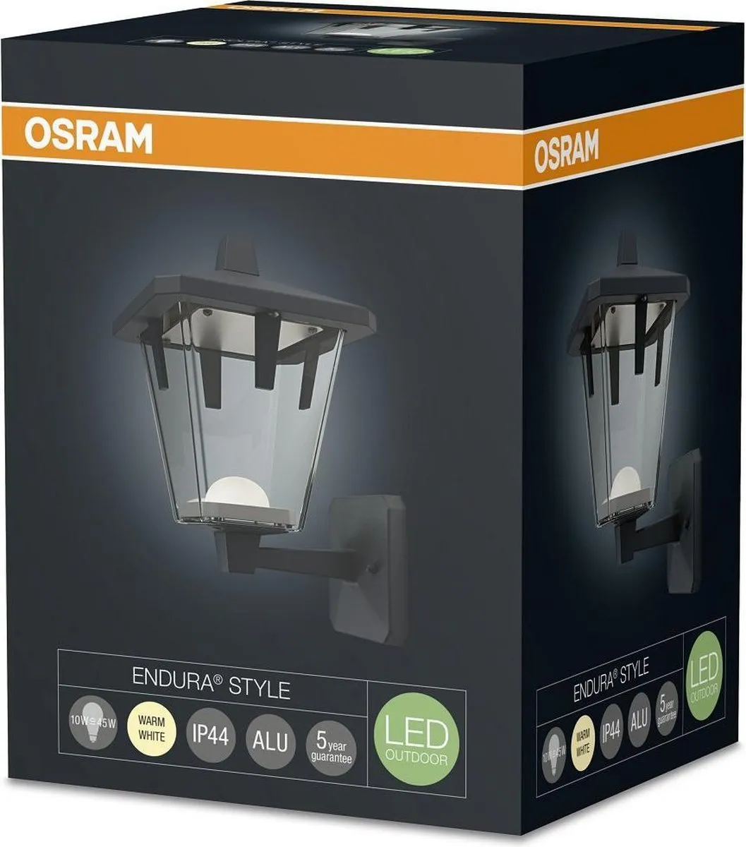 Osram Endura Style LED Lantern Classic Up 10W - Zwart