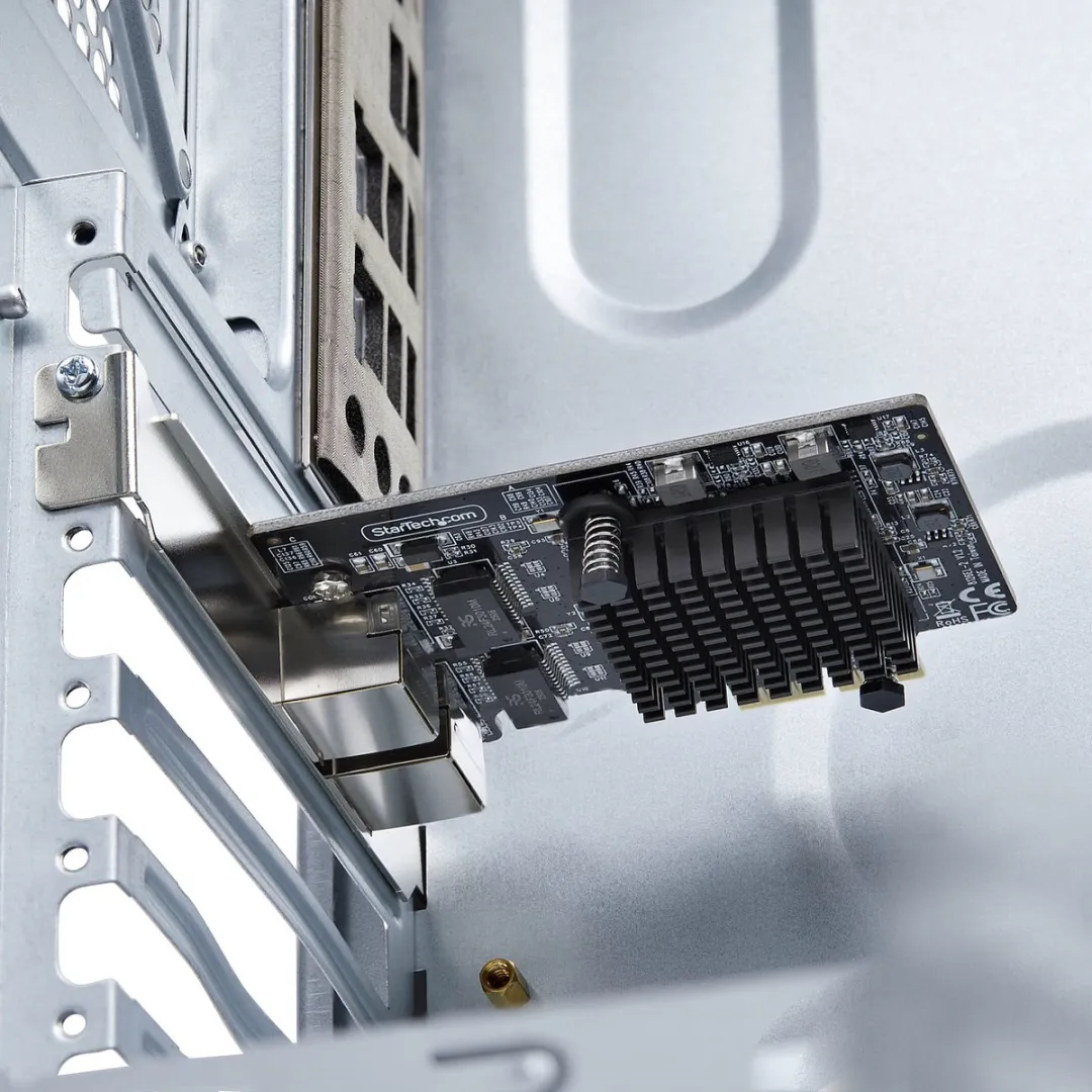 Startech PR25GR-NETWORK-CARD 5G Gigabit PCIe Netwerkkaart - 4 Poorten - Zwart - afbeelding 2 van 6