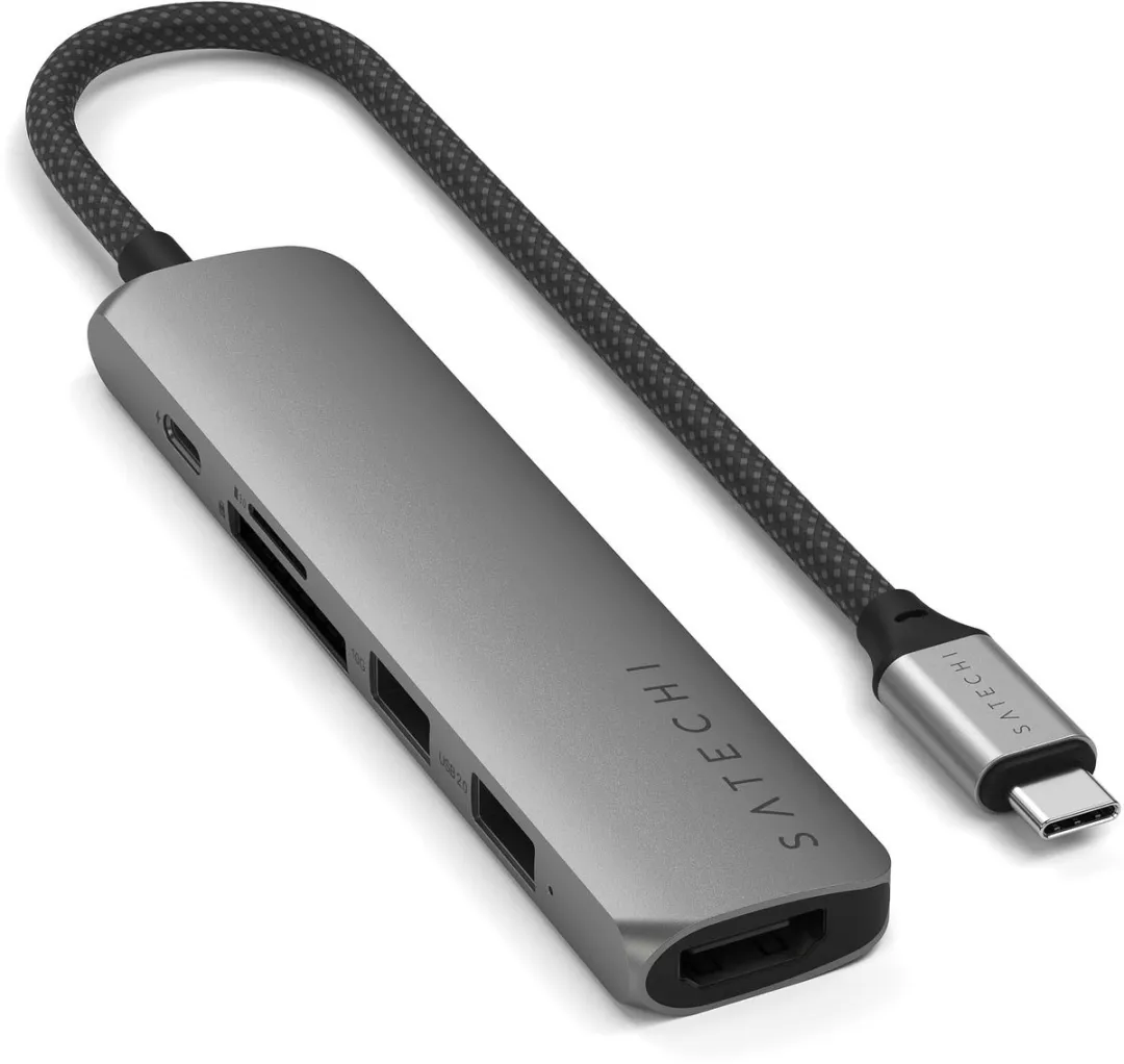 Satechi ST-P6SK USB-C 6-in-1 Adapter
