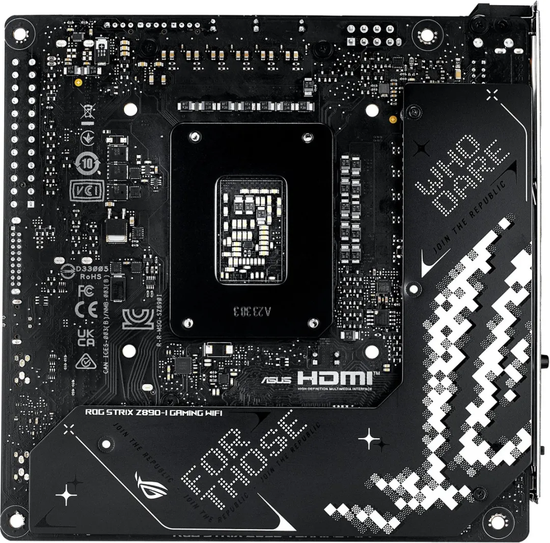 ASUS ROG STRIX Z890-I GAMING WIFI mini ITX - LGA1851 - afbeelding 6 van 6