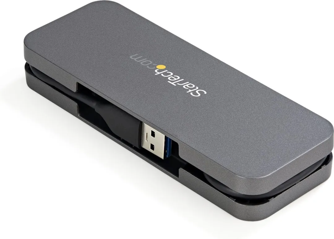 USB Hub Startech HB30AM4AB Black/Grey