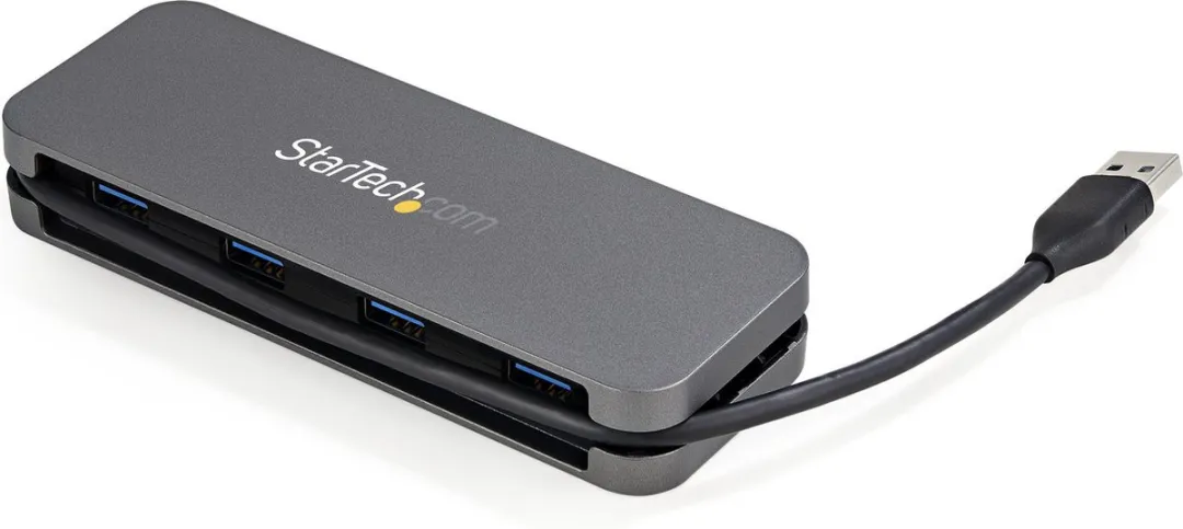 USB Hub Startech HB30AM4AB Black/Grey