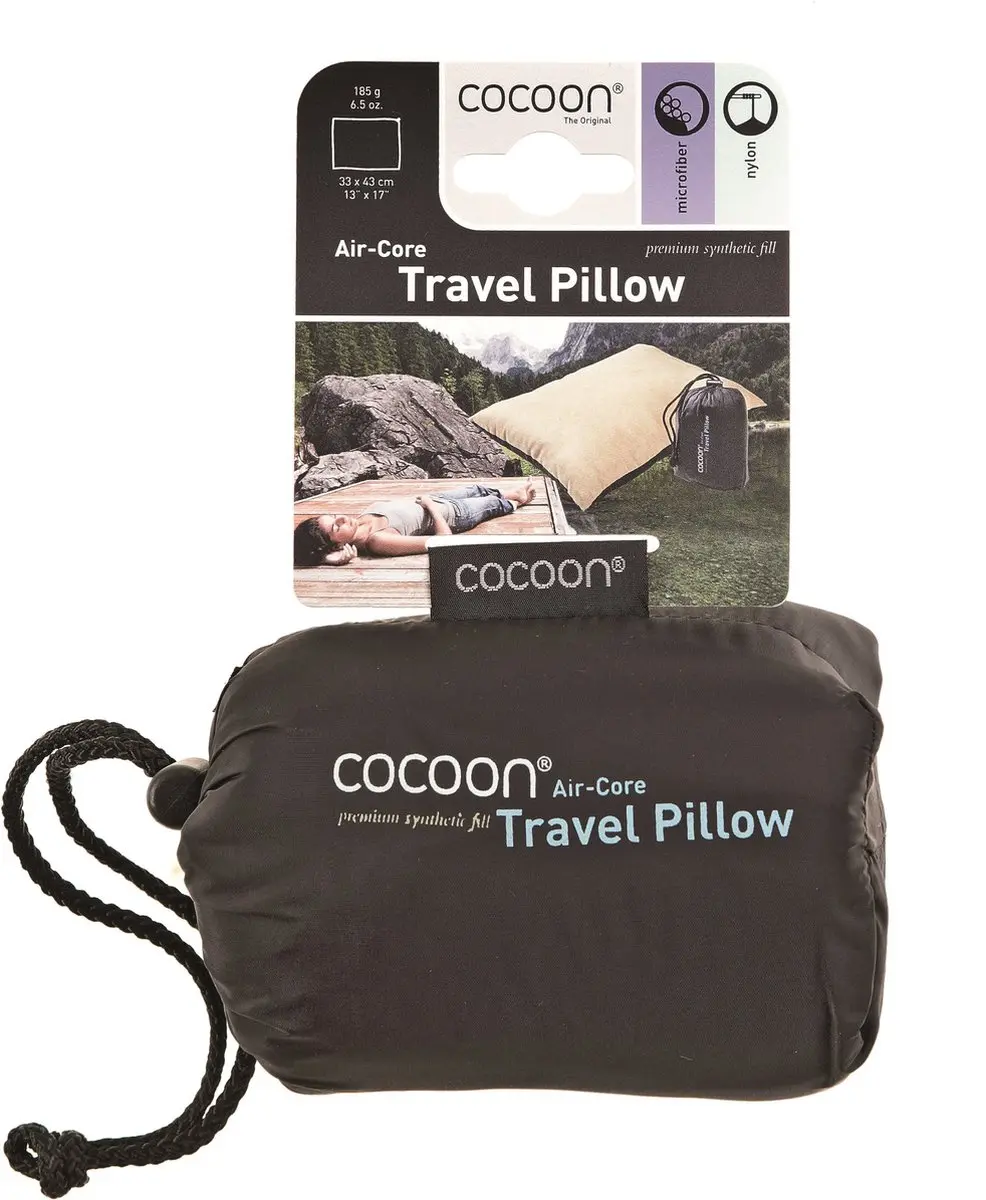 Cocoon Air Core Pillow Kussen - Charcoal/Smoke Grey - afbeelding 2 van 5