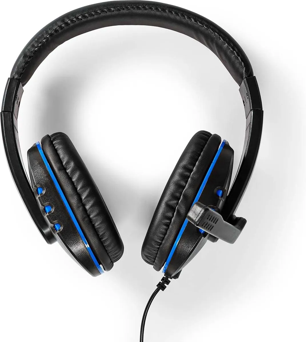 Nedis GCK51110BKDE Gaming Combo Kit - Toetsenbord Koptelefoon Muis Muismat - Zwart