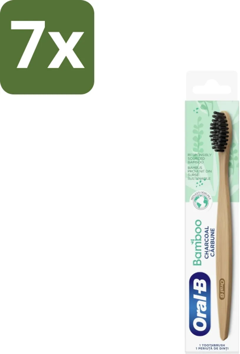 Oral-B Bamboe Tandenborstel Houtskool