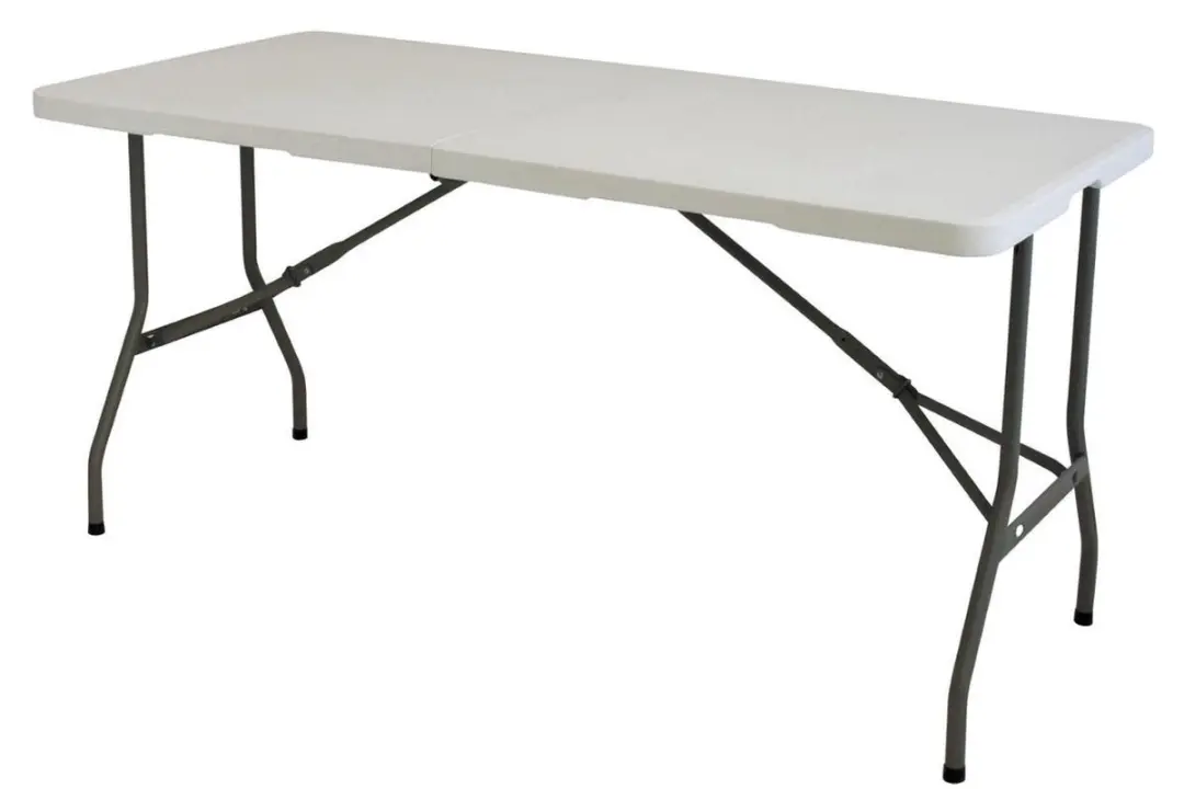 Eurotrail Pavillon S - Campingtafel - 152*71*75cm - Wit/Grijs