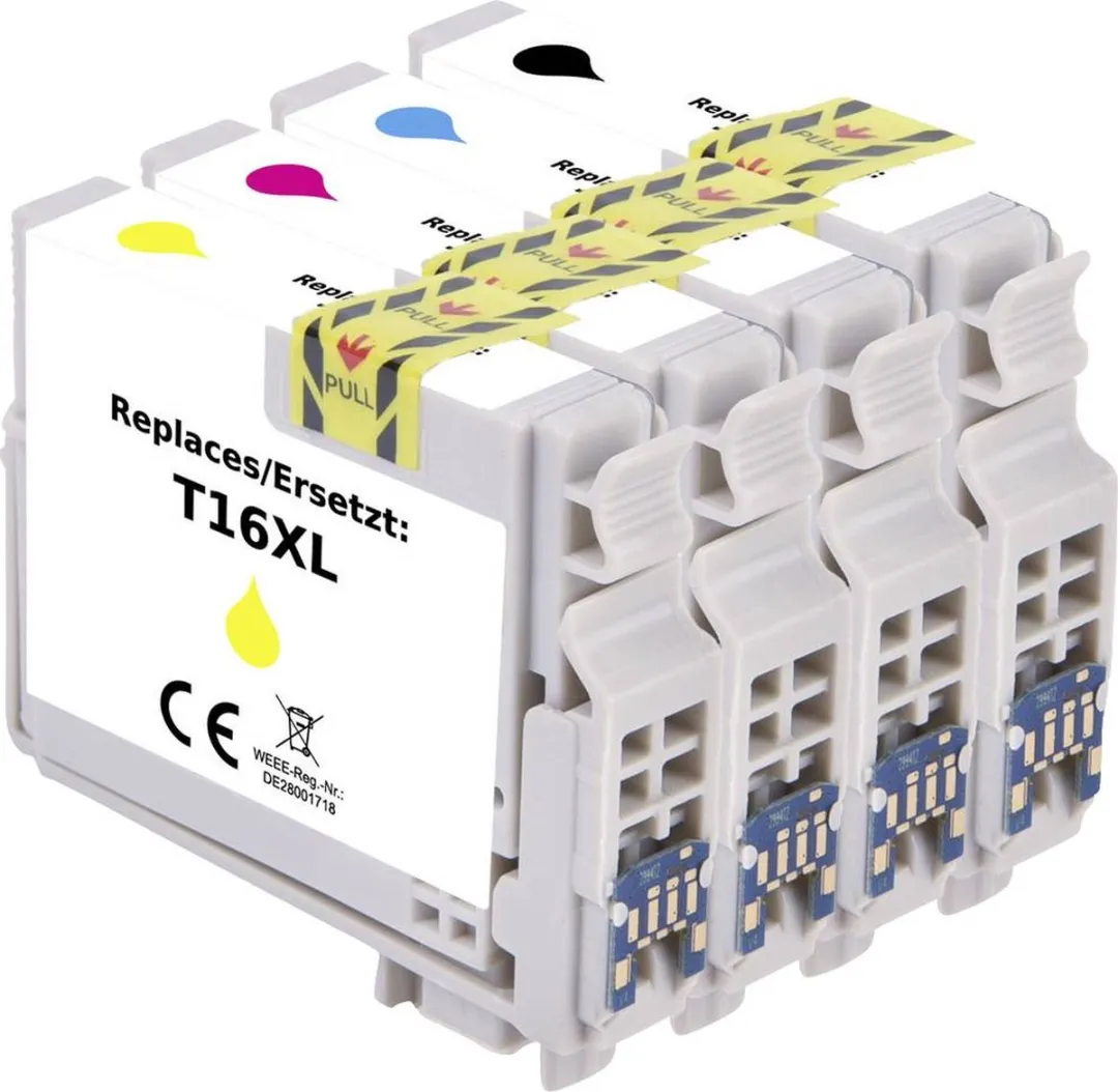 Renkforce Inktcartridge CombiPack Zwart/Cyaan/Magenta - RF-5718868