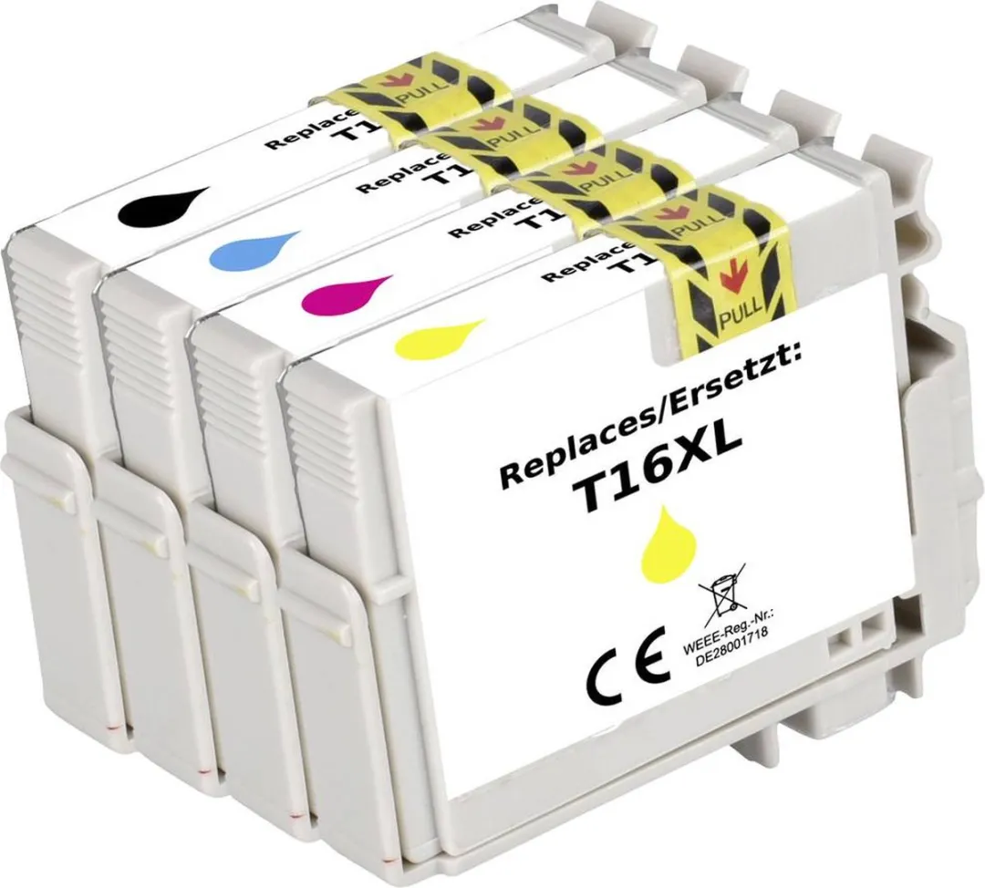 Renkforce Inktcartridge CombiPack Zwart/Cyaan/Magenta