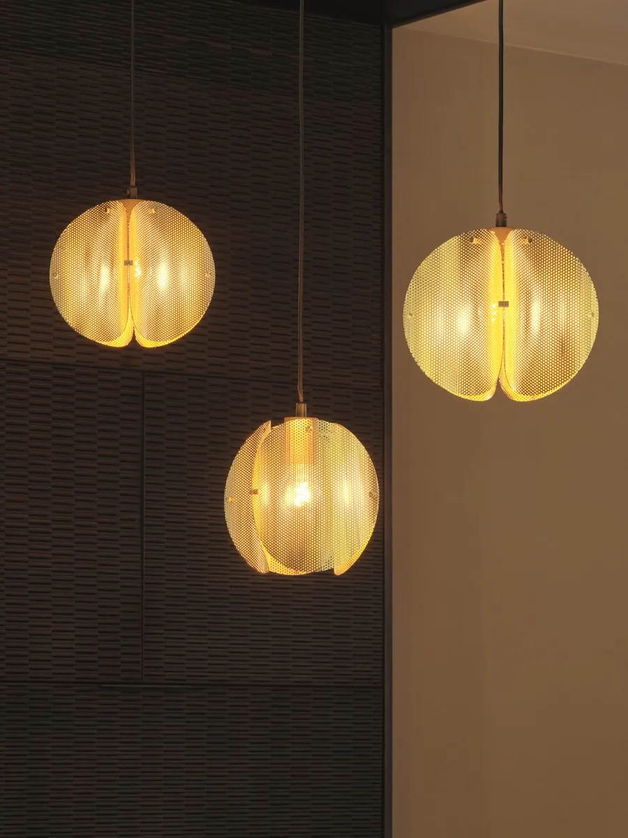 Osram Decor Folded Globe Hanglamp 3xE27 - Goud
