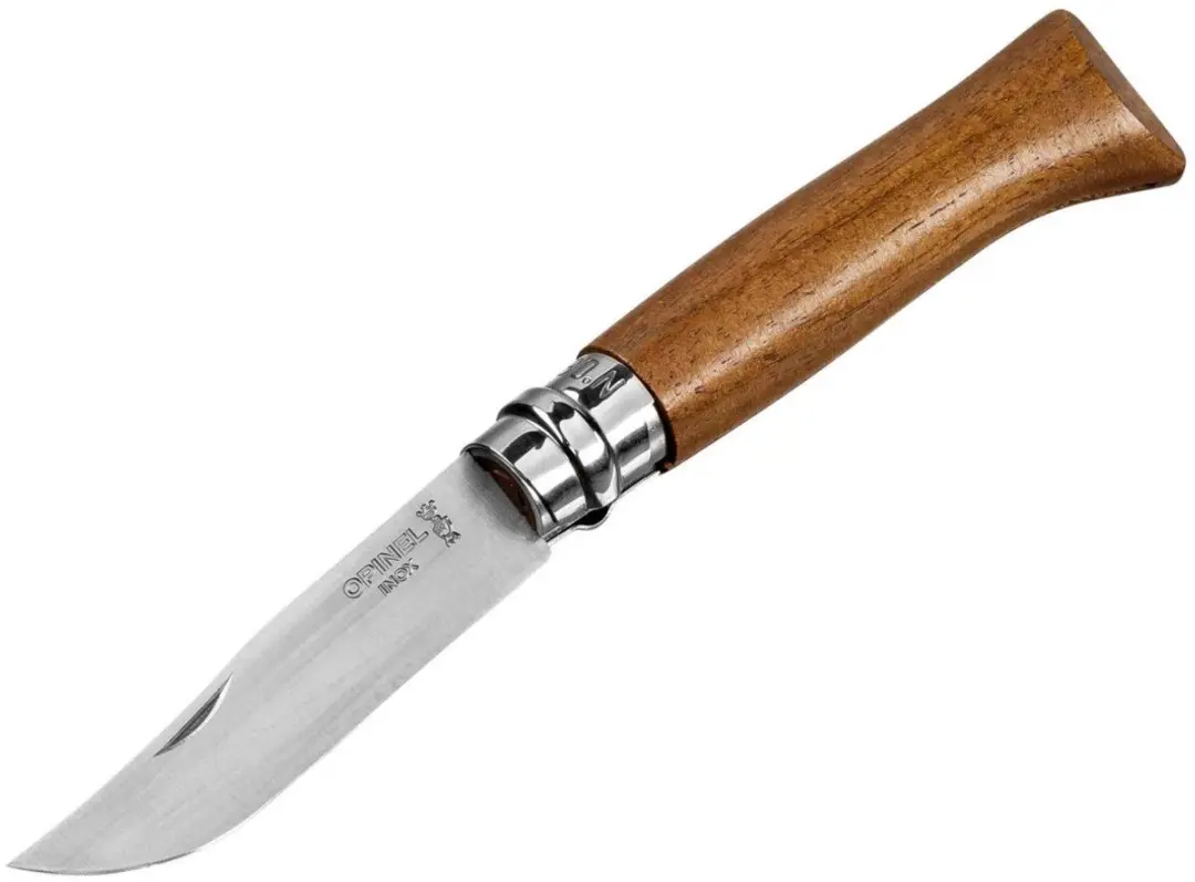 Opinel N°08 Zakmes - Luxury Walnoot - afbeelding 2 van 4