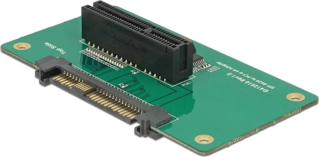 Delock U.2 SFF-8639 naar PCIe x4 Adapter - Zwart/ Groen - afbeelding 6 van 6