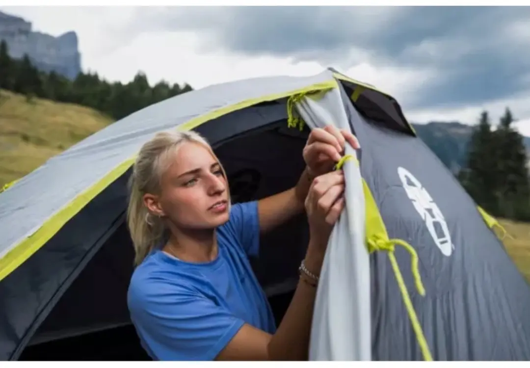 Coleman Darwin 2 Koepeltent - tent 2 persoons - 3000 mm waterkolom - snel opzetten - Grijs - afbeelding 4 van 6