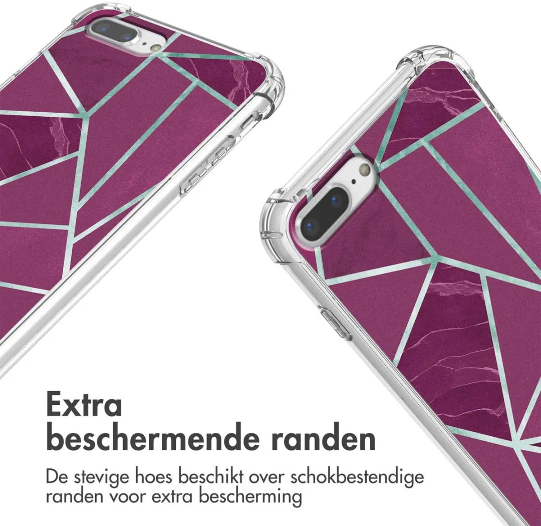 Imoshion Hoesje iPhone 8/7 Plus Bordeaux Graphic