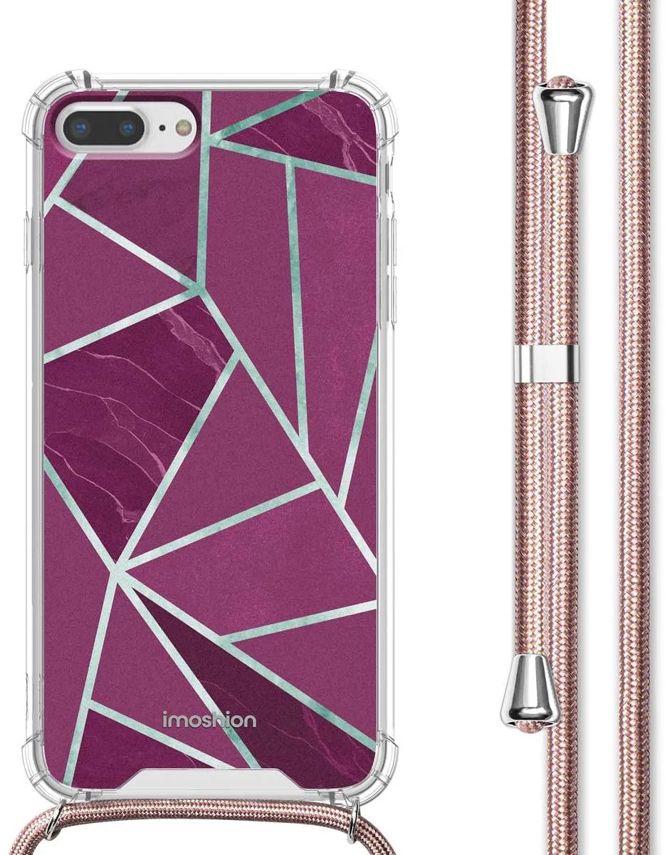 Imoshion Hoesje iPhone 8/7 Plus Bordeaux Graphic