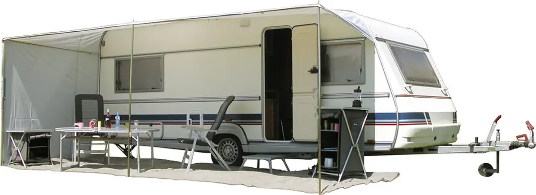 Eurotrail Schuifluifel Caravan 860 X 240 Cm Polyester Grijs