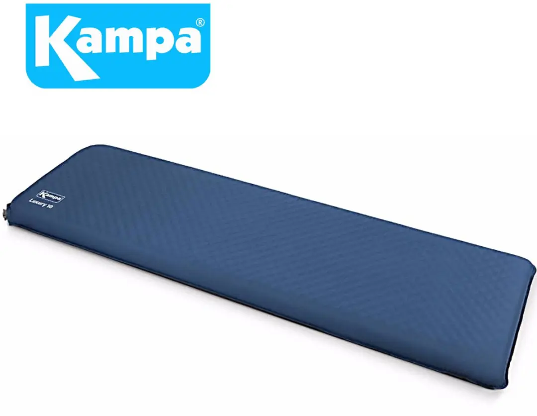 Kampa Luxury 10 Zelfopblazend Matras 10cm - Blauw - afbeelding 2 van 6