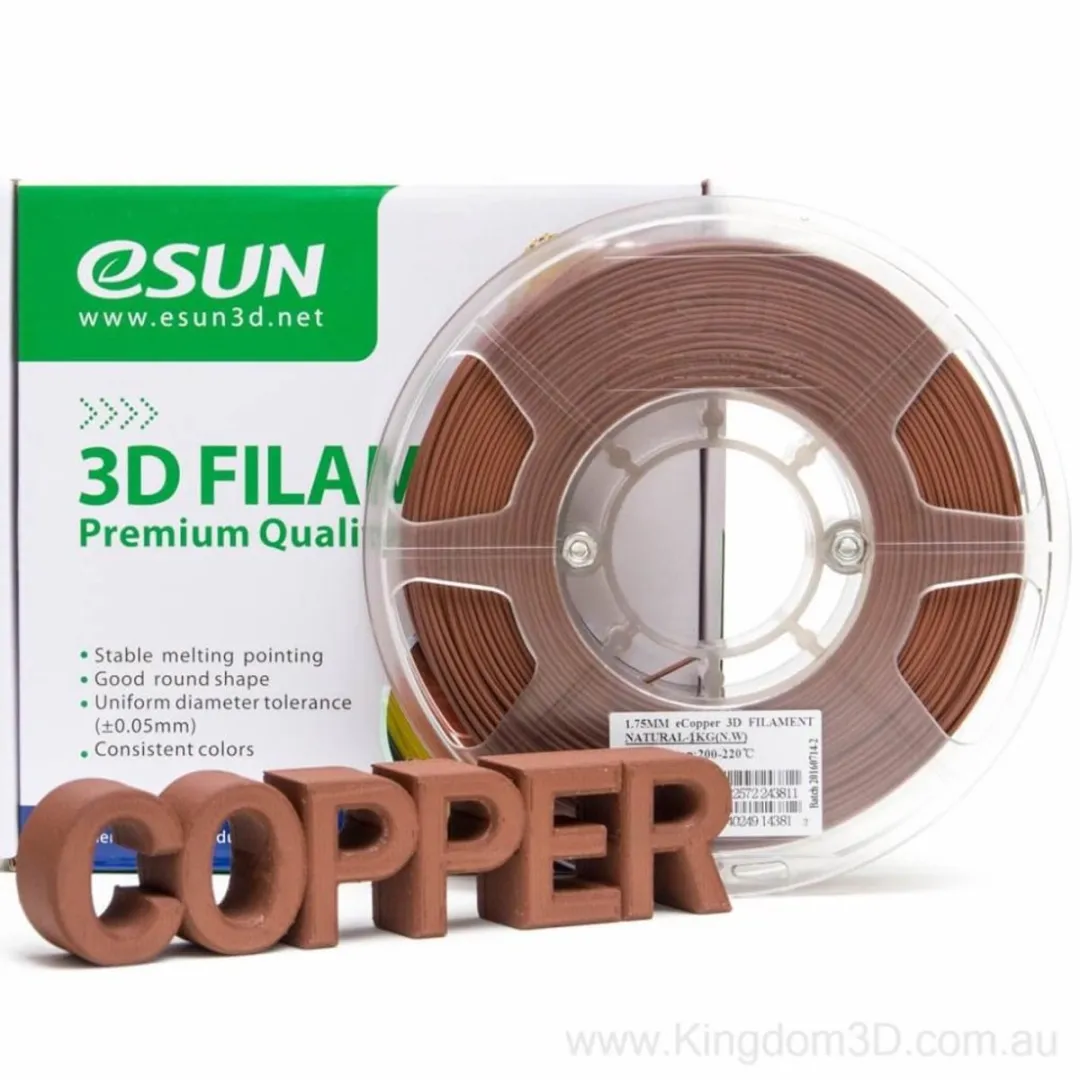 ESUN eCopper Naturel 1.75mm 3D Printer Filament
