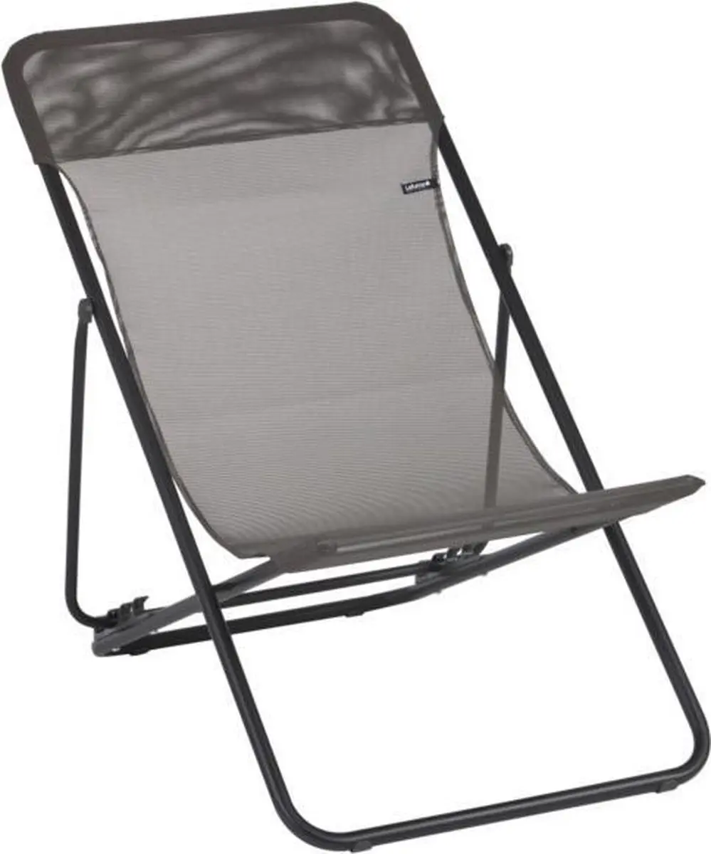 Lafuma Maxi Transat Strandstoel - Graphite - afbeelding 6 van 6