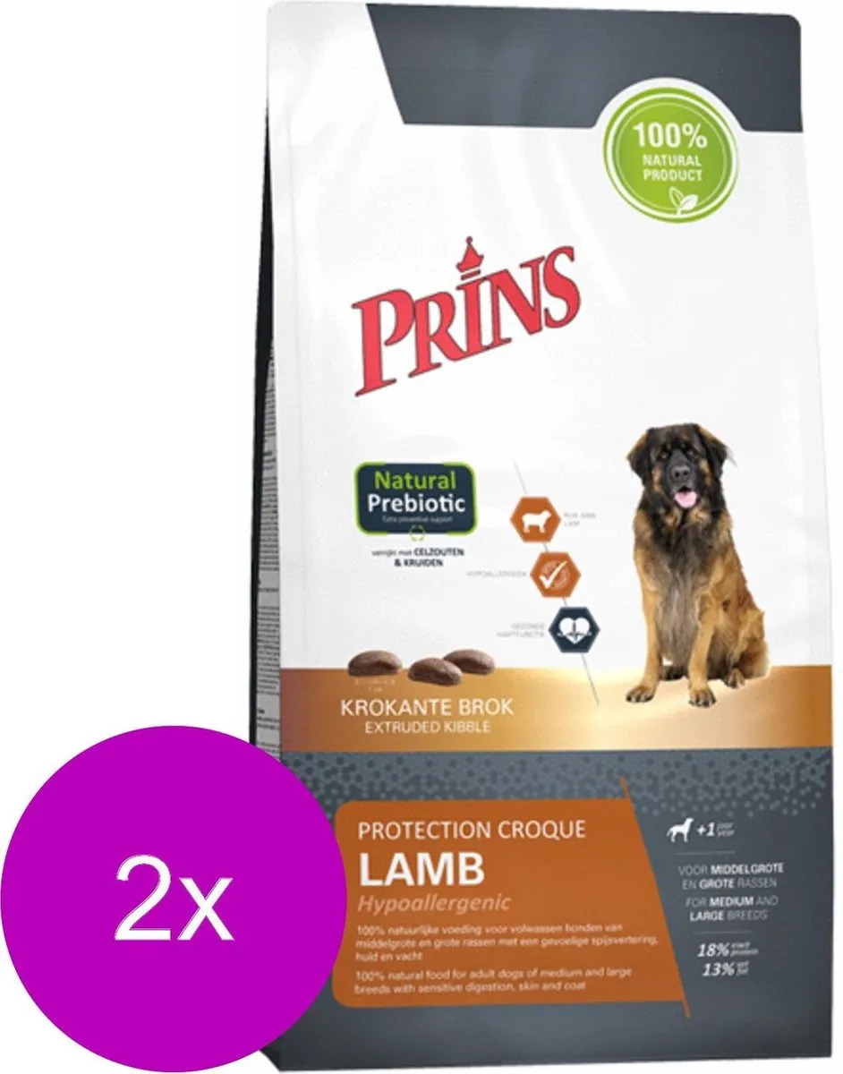 Prins Protection Croque Lamb Hypoallergeen Hondenvoer