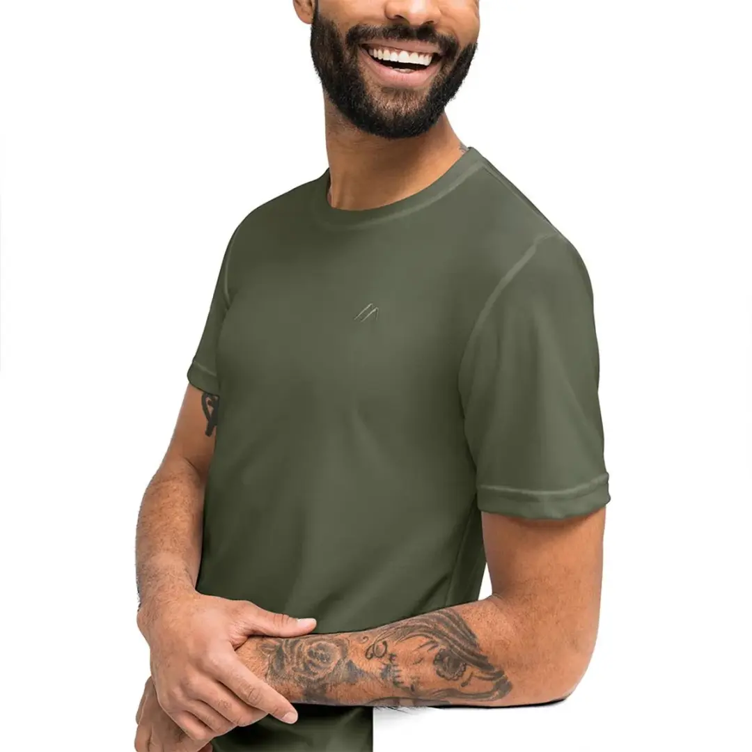 Maier Sports Walter T-shirt Korte Mouwen Groen - afbeelding 2 van 5