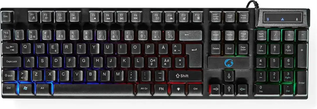 Nedis GCK51110BKND PC Gaming Set 5-in-1 - Zwart