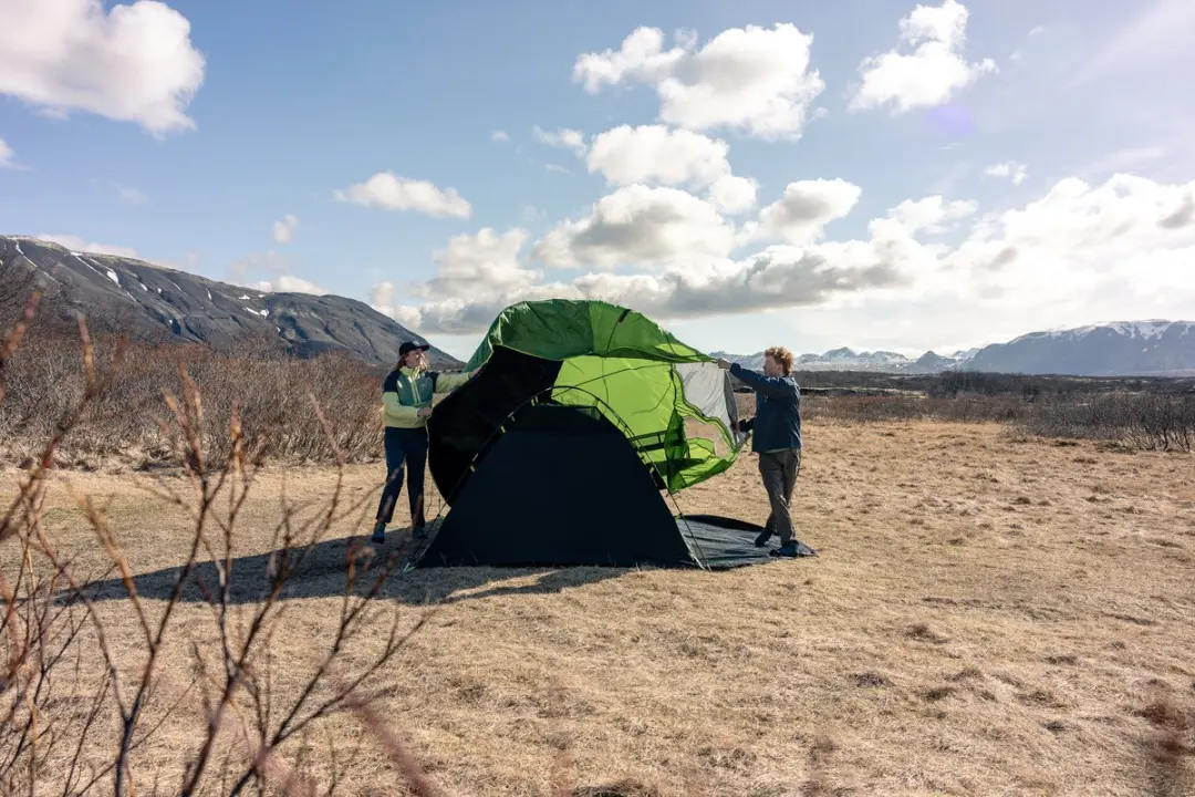 Coleman Darwin 4 Plus Blackout Familietent - Groen - afbeelding 5 van 6