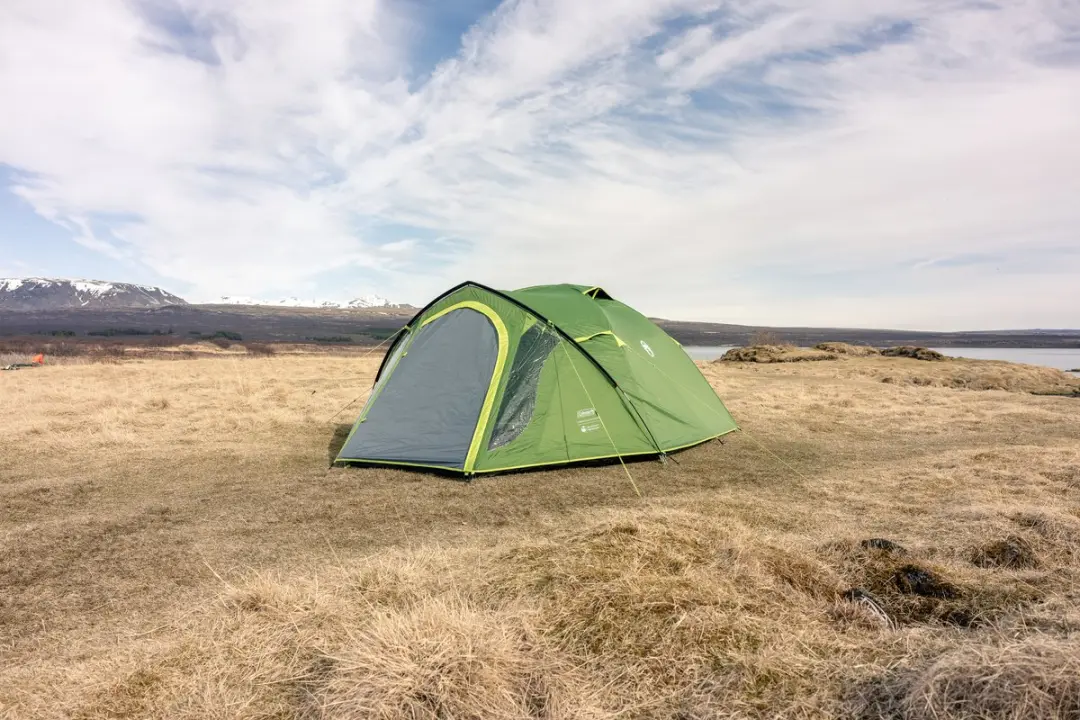 Coleman Darwin 4 Plus Blackout Familietent - Groen - afbeelding 4 van 6