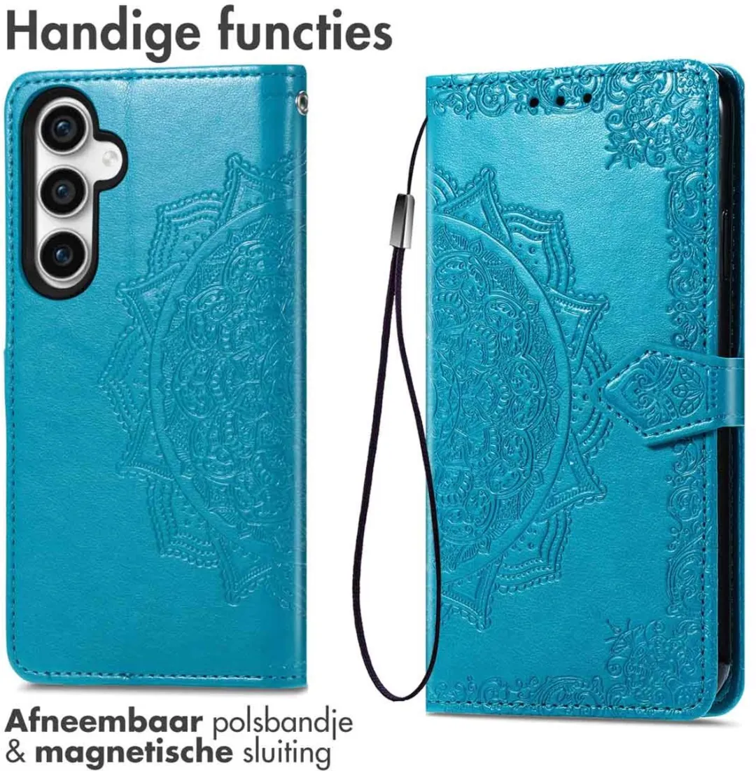 Imoshion Hoesje Samsung Galaxy S23 FE - 3 Pasjes - Turquoise