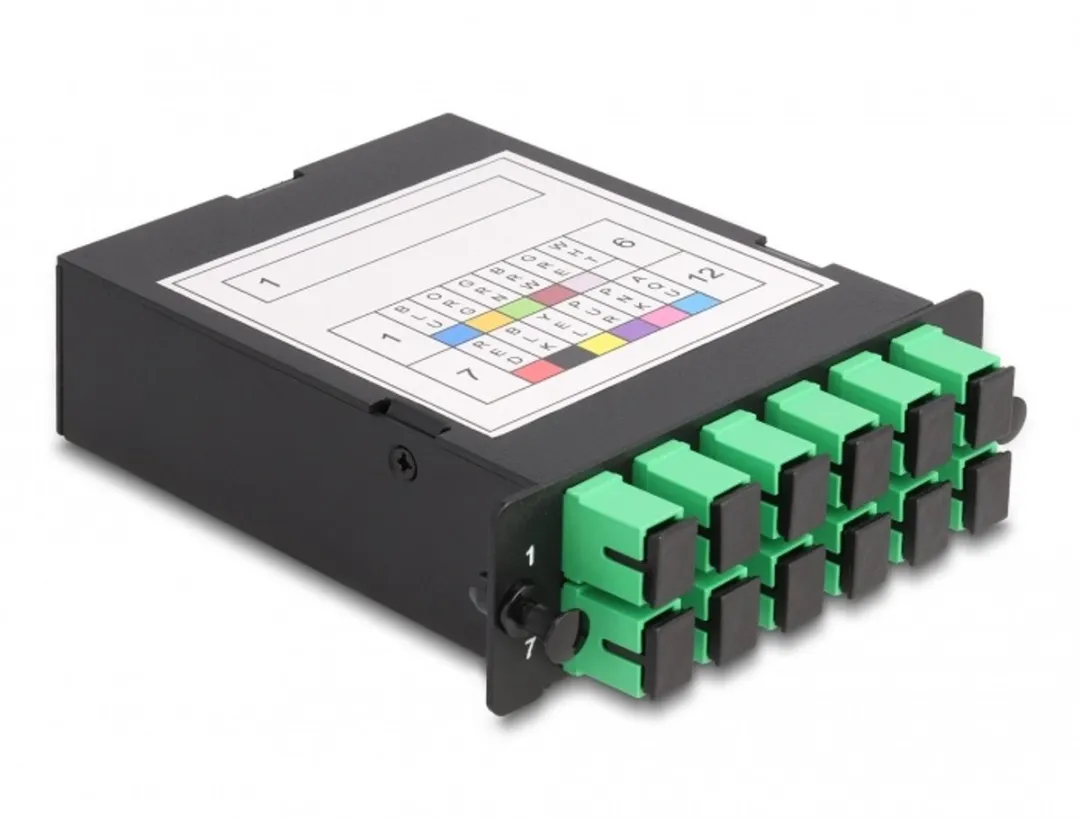 Delock Fiber Optic HD Cassette MPO naar 12x SC Simplex