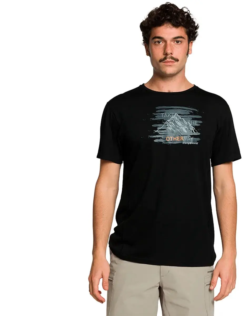 Trangoworld Arvieux T-shirt Met Korte Mouwen Zwart L Man