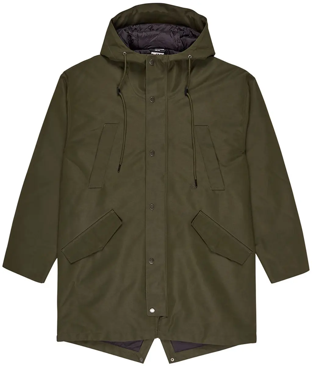 Element Fishtail Parka Groen L Man