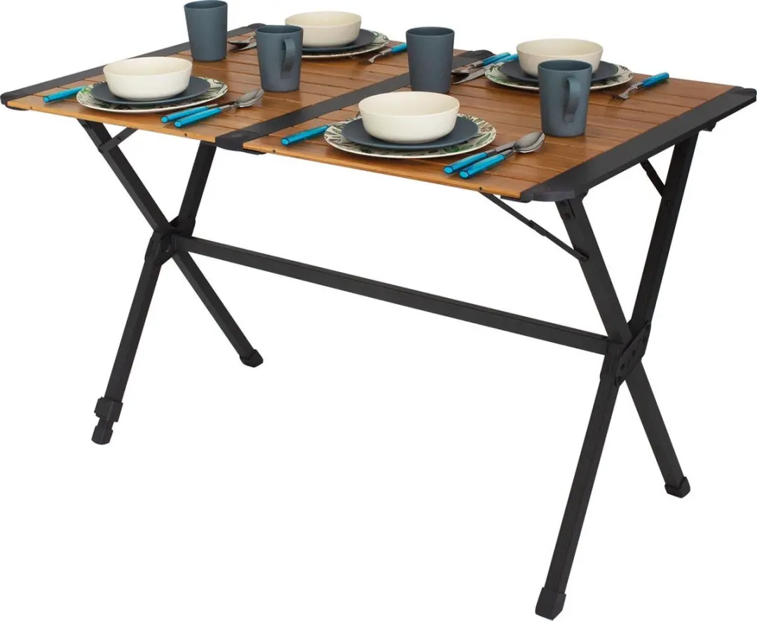 Eurotrail Chambery M Bamboe Campingtafel - 110x70cm - afbeelding 5 van 6